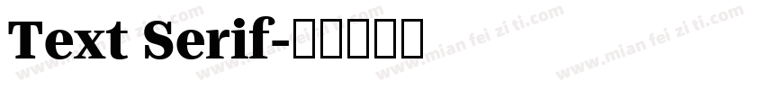 Text Serif字体转换